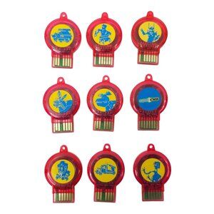 K'NEX Cyber K'nex Cybots Innovision Key Cards Programmable Robots Lot Of 9